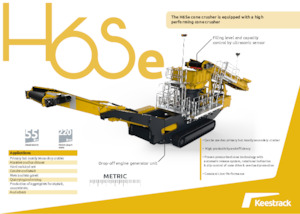 Stații de reciclare moloz Keestrack H6Se