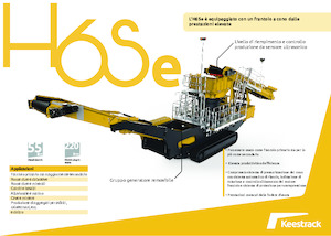 Stații de reciclare moloz Keestrack H6Se