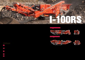 Stații de reciclare moloz Terex-Finlay I 100 RS