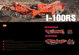 Stații de reciclare moloz Terex-Finlay I 100 RS