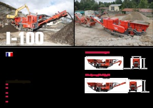 Stații de reciclare moloz Terex-Finlay I 100
