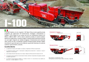 Stații de reciclare moloz Terex-Finlay I 100