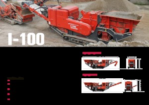 Stații de reciclare moloz Terex-Finlay I 100