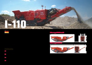 Stații de reciclare moloz Terex-Finlay I 110