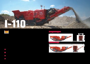 Stații de reciclare moloz Terex-Finlay I 110