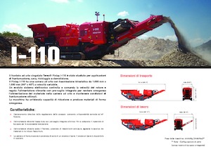 Stații de reciclare moloz Terex-Finlay I 110