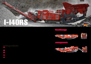 Stații de reciclare moloz Terex-Finlay I 140 RS