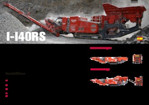 Stații de reciclare moloz Terex-Finlay I 140 RS