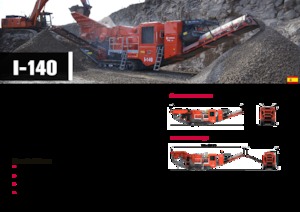 Stații de reciclare moloz Terex-Finlay I 140