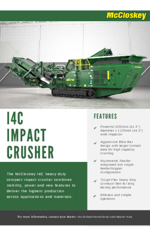 Stații de reciclare moloz McCloskey I4C