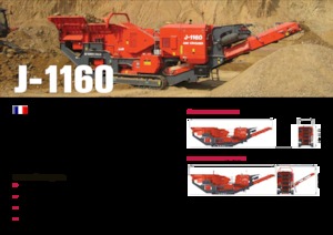 Stații de reciclare moloz Terex-Finlay J 1160