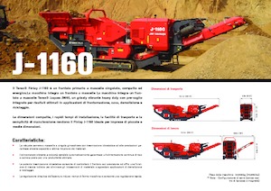 Stații de reciclare moloz Terex-Finlay J 1160