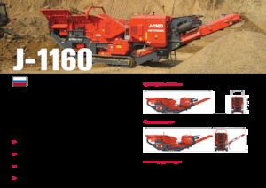Stații de reciclare moloz Terex-Finlay J 1160