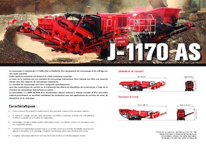 Stații de reciclare moloz Terex-Finlay J 1170 AS