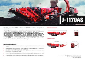 Stații de reciclare moloz Terex-Finlay J 1170 AS