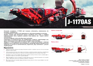Stații de reciclare moloz Terex-Finlay J 1170 AS