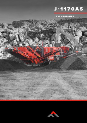 Stații de reciclare moloz Finlay J-1170AS+