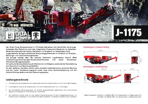 Stații de reciclare moloz Terex-Finlay J 1175 Hybrid