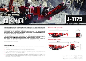 Stații de reciclare moloz Terex-Finlay J 1175 Hybrid