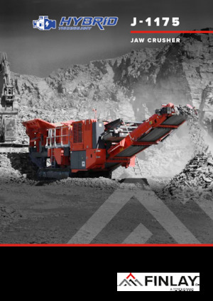 Stații de reciclare moloz Finlay J-1175 Hybrid