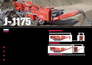 Stații de reciclare moloz Terex-Finlay J 1175