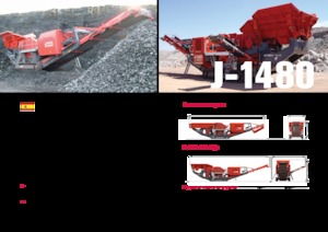 Stații de reciclare moloz Terex-Finlay J 1480