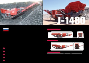 Stații de reciclare moloz Terex-Finlay J 1480