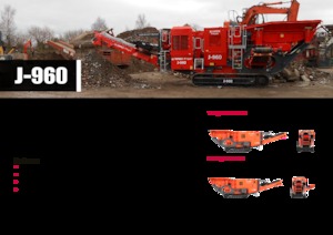 Stații de reciclare moloz Terex-Finlay J 960