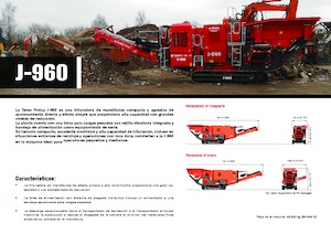 Stații de reciclare moloz Terex-Finlay J 960