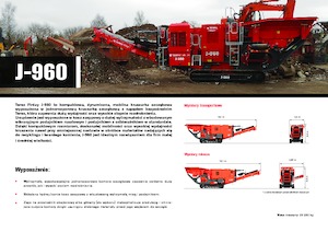 Stații de reciclare moloz Terex-Finlay J 960