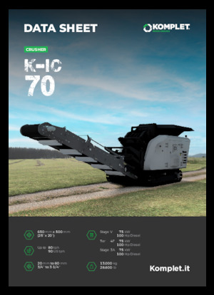 Stații de reciclare moloz Komplet K-IC 70