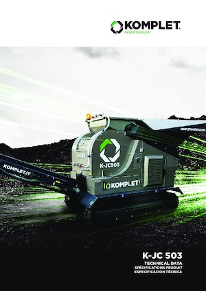 Stații de reciclare moloz Komplet K-JC 503