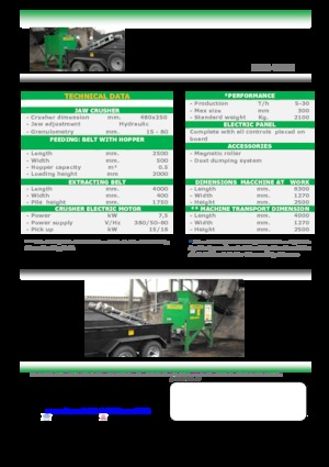 Stații de reciclare moloz Komplet LEM 4825