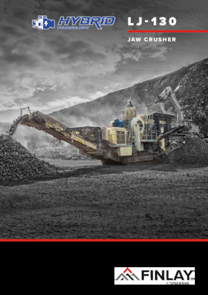 Stații de reciclare moloz Finlay LJ-130 Hybrid 