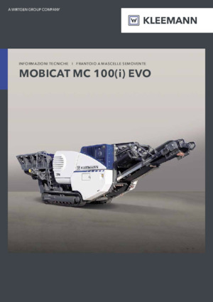 Stații de reciclare moloz Kleemann MC 100(i) EVO