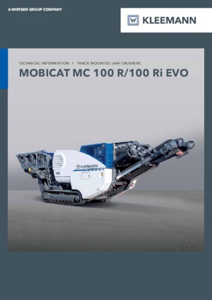 Stații de reciclare moloz Kleemann MC 100 R EVO