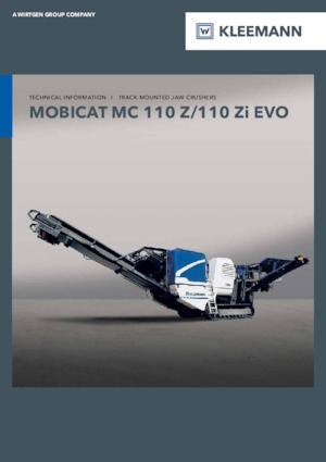 Stații de reciclare moloz Kleemann MC 110 Z EVO