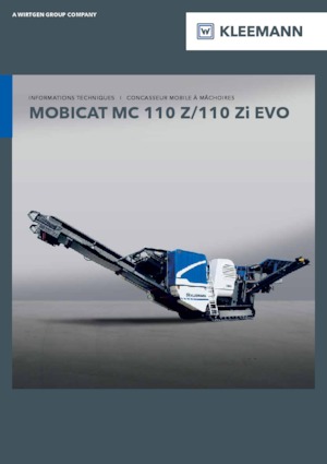 Stații de reciclare moloz Kleemann MC 110 Zi EVO