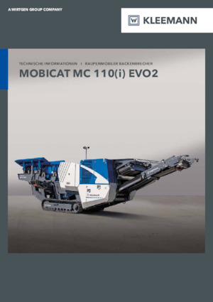 Stații de reciclare moloz Kleemann MC 110i EVO2