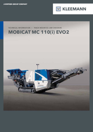Stații de reciclare moloz Kleemann MC 110i EVO2