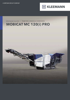 Stații de reciclare moloz Kleemann MC 120(i) PRO
