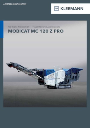 Stații de reciclare moloz Kleemann MC 120 Z PRO