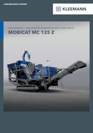 Stații de reciclare moloz Kleemann MC 125 Z