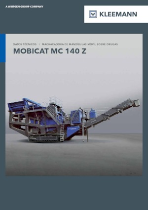 Stații de reciclare moloz Kleemann MC 140 Z