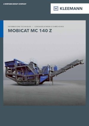 Stații de reciclare moloz Kleemann MC 140 Z