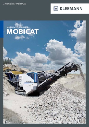 Stații de reciclare moloz Kleemann MC 160 PRR