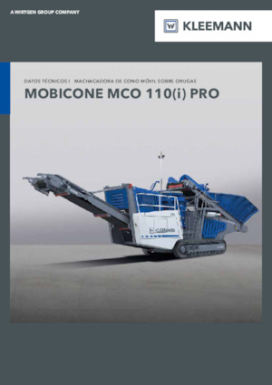 Stații de reciclare moloz Kleemann MCO 110(i) PRO