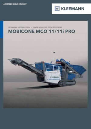 Stații de reciclare moloz Kleemann MCO 11i PRO