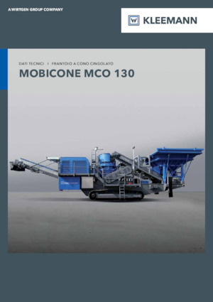 Stații de reciclare moloz Kleemann MCO 130 PRO