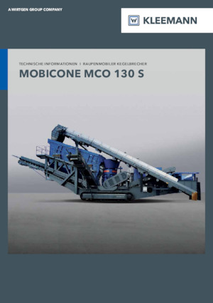 Stații de reciclare moloz Kleemann MCO 130 S PRO